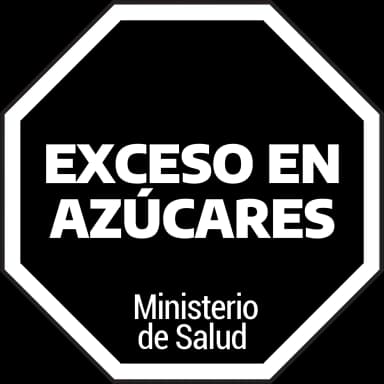 Sello de exceso en azúcares